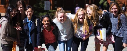 Happy students.